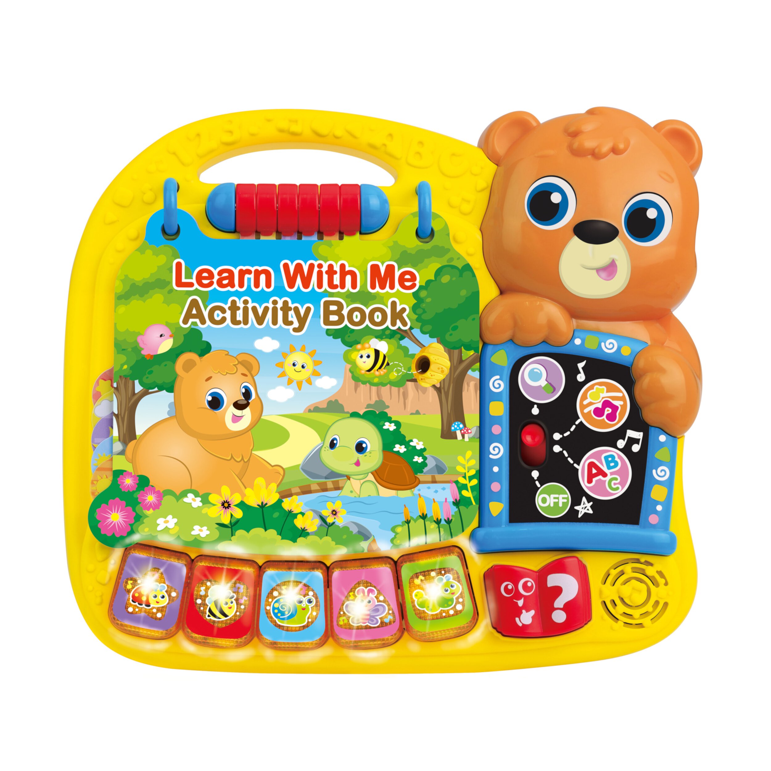 Winfun Learn with Me Activity Book Ages 12 to 36 Months, 8.9"Lx6.1"Wx5.9"H Winfun