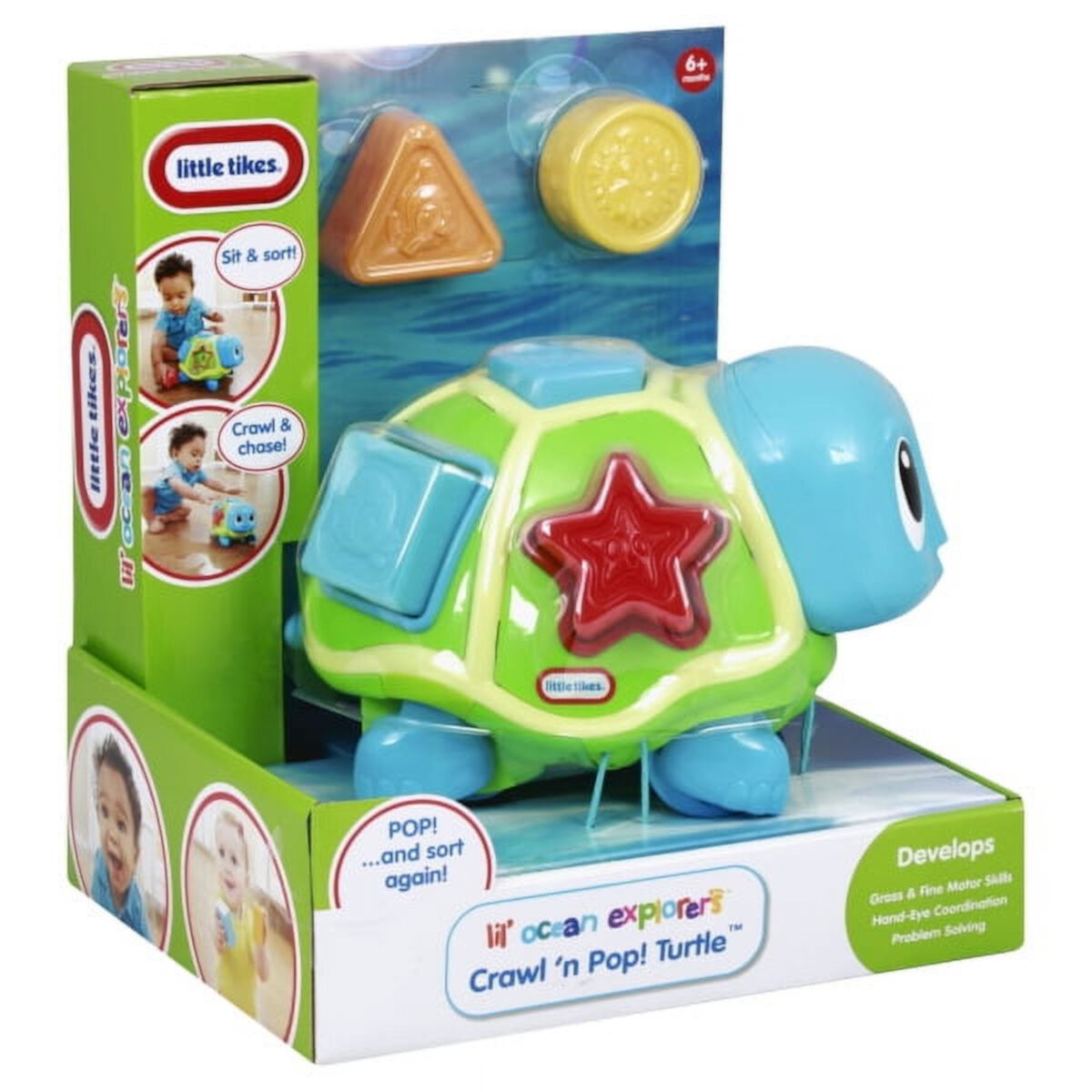 Little Tikes Lil' Ocean Explorers Crawl 'n Pop! Turtle Little Tikes