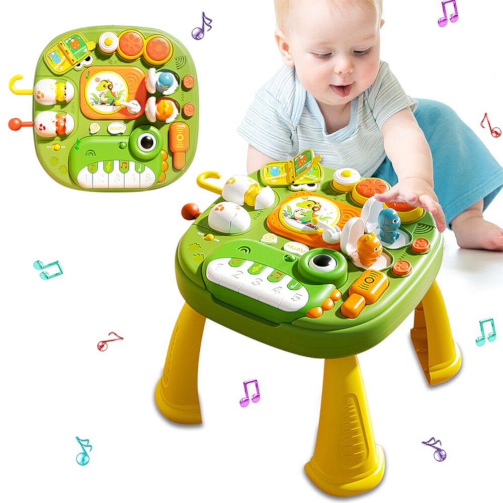 Baby Activity Table Toys for 1 2 3 Year Old Boys Girls, Learning Toys for 1 2 3 Year Old Boys Girls, Montessori Learning Toy for Toddlers 1-3 Visit the Suorfoxs Store