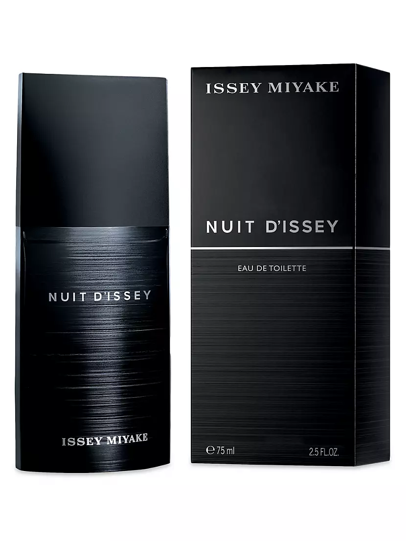 Nuit D'issey Eau De Toilette, 75 мл - древесный, кожаный, свежий аромат Issey Miyake