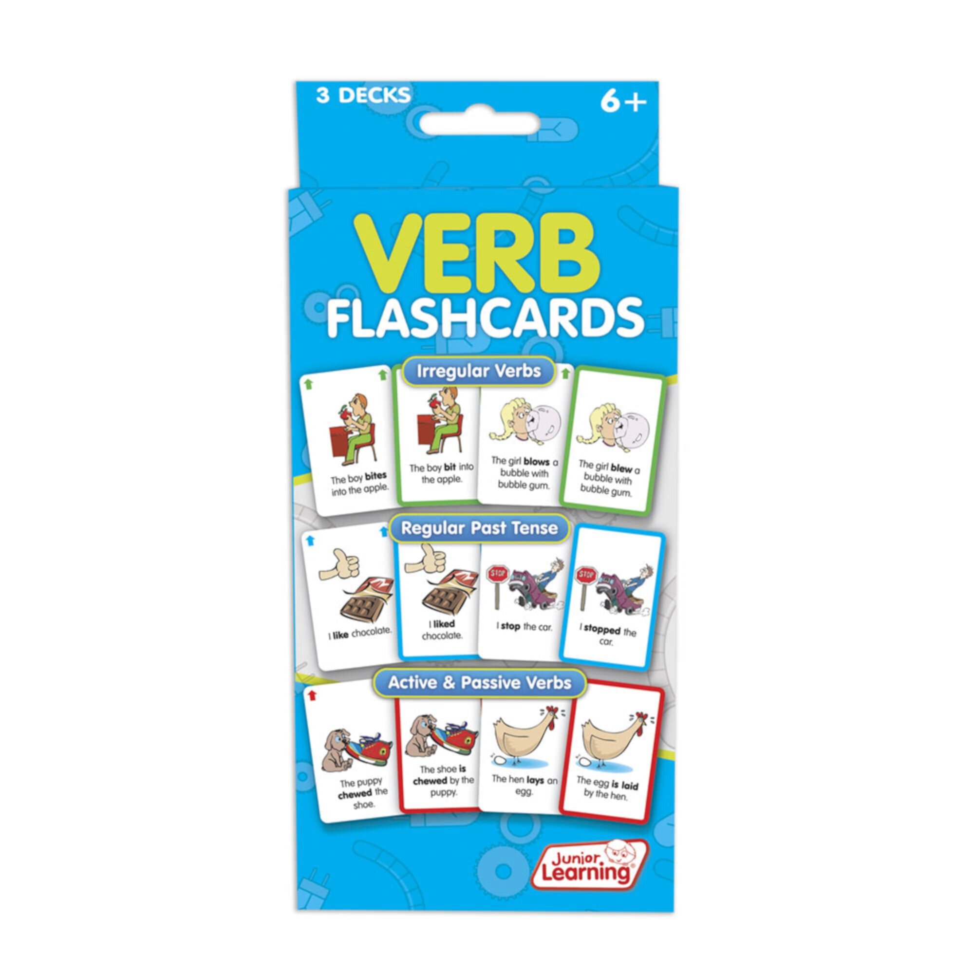 Junior Learning Verb Flash Cards 209 Junior Learning