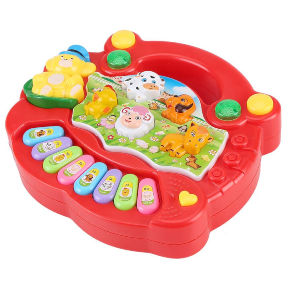 Mgaxyff Baby Musical Educational Piano Toy Animal Farm Developmental Music Toys Kids Children Gifts, Baby Music Toy, Animal Sound Music Toy Mgaxyff