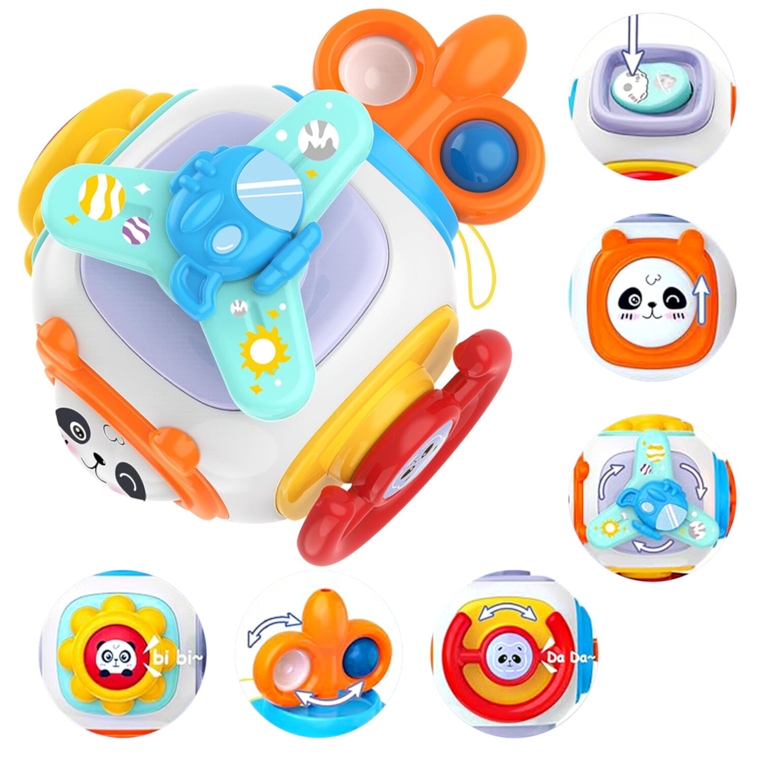 8 in 1 Activities Baby Toys for 12 24 Months, Montessori Sensory Toy for Toddlers 1-3, Learning Toys for 1 2 3 Year Old Boys Girls Visit the Suorfoxs Store