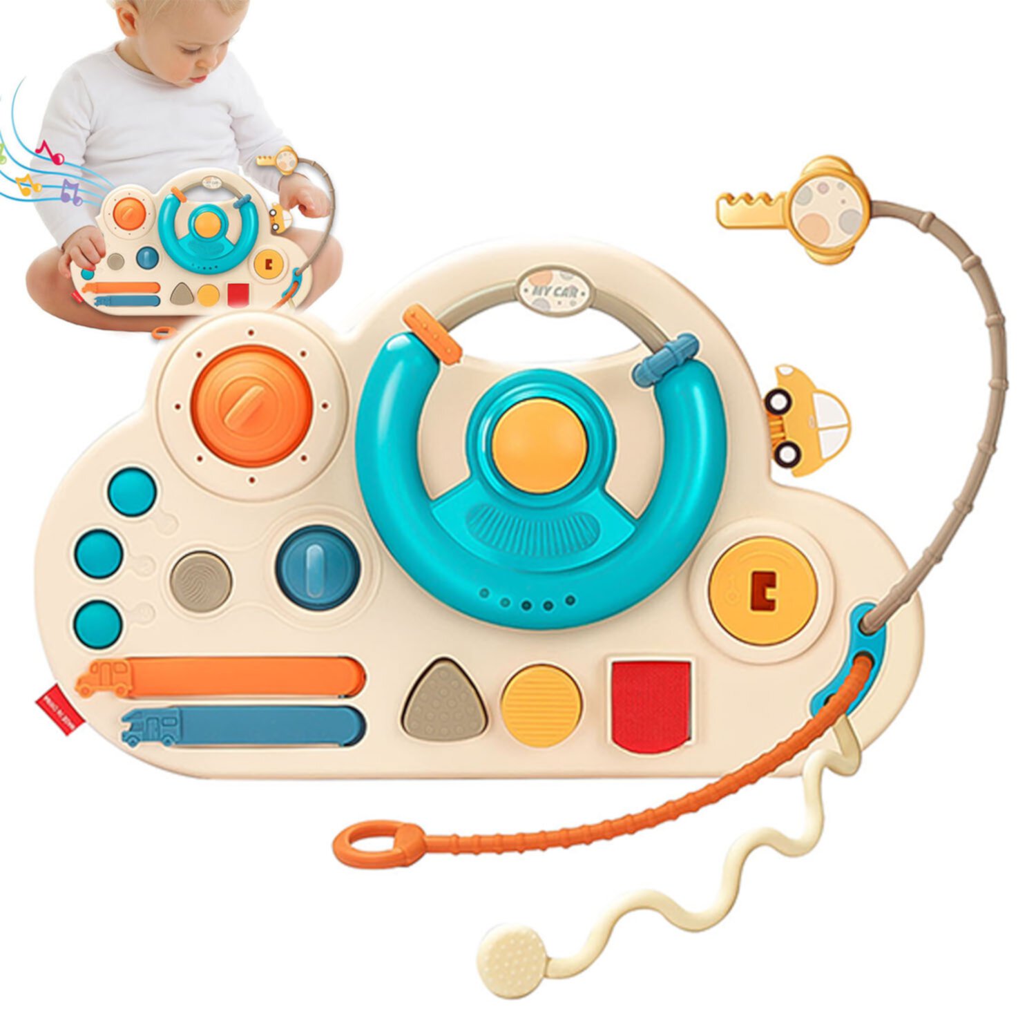 Montessori Toys for 1 Year Old, Sensory Toys for Toddlers 1-3, Travel Toys Educational Learning Baby Infant Newborn Toys for 12-24 Months Sytle-Carry