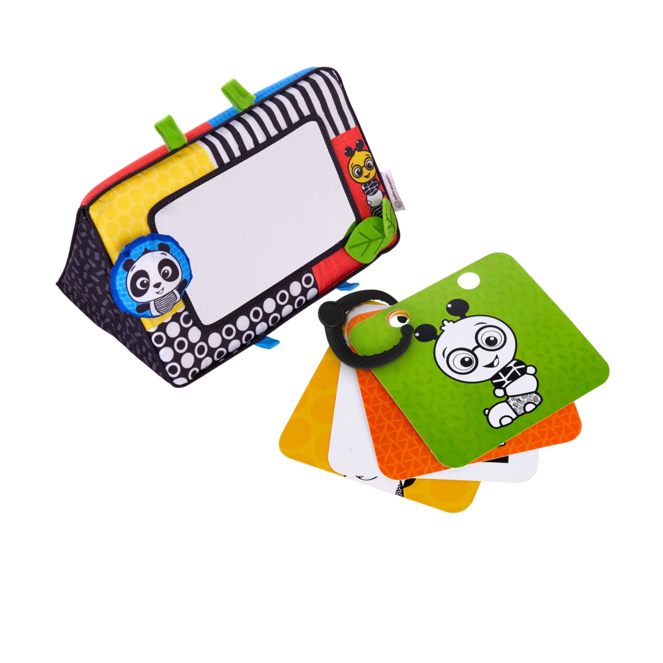 Baby Einstein Flip for Art High Contrast Floor Activity Mirror with Take Along Cards, Infants Ages 0 Months + Visit the Baby Einstein Store