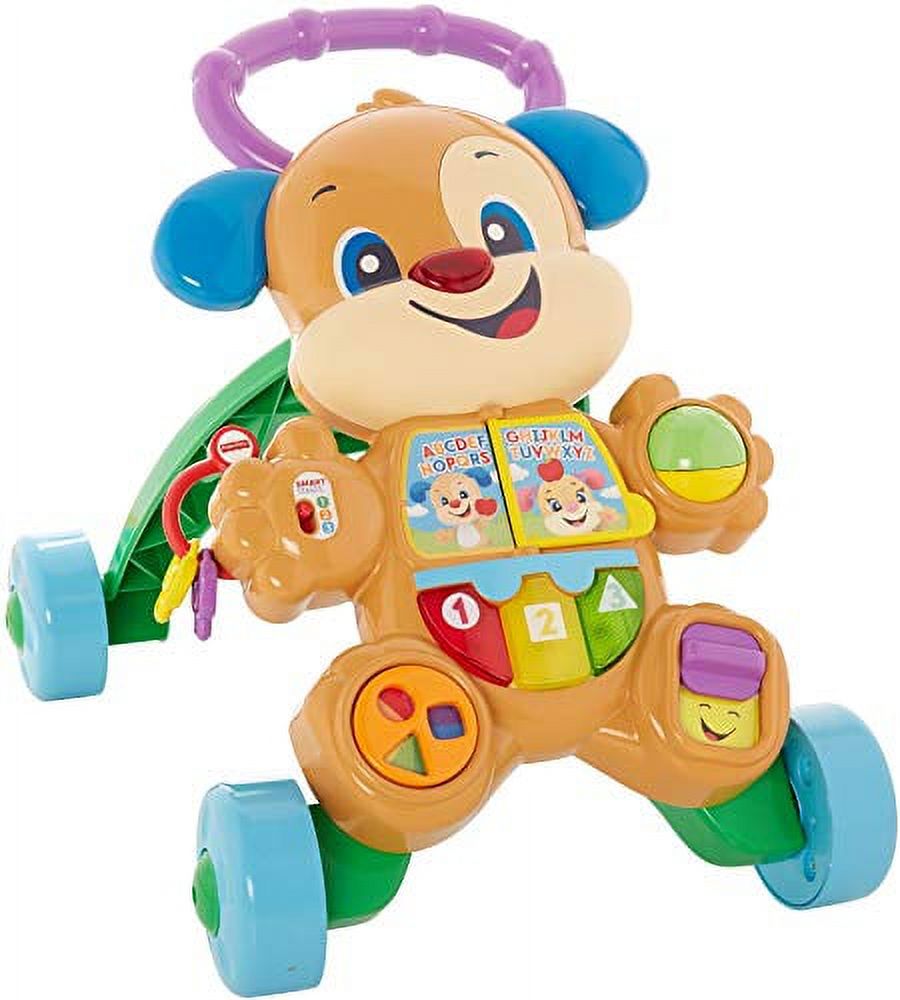 Fisher-Price Laugh & Learn Smart Stages Learn with Puppy Walker, Musical Walking Toy for Infants and Toddlers Ages 6 to 36 Months Fisher-Price