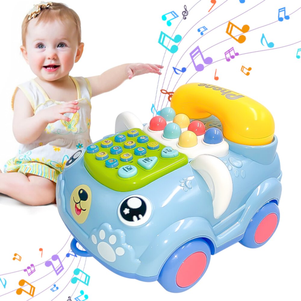 Musical Toys for 1 Year Old Boys Girls, Baby Phone Toy for Toddlers 1-3, Learning Educational Toys Piano Keyboard Musical Play Toddler Toys Age 1-2 Visit the Suorfoxs Store