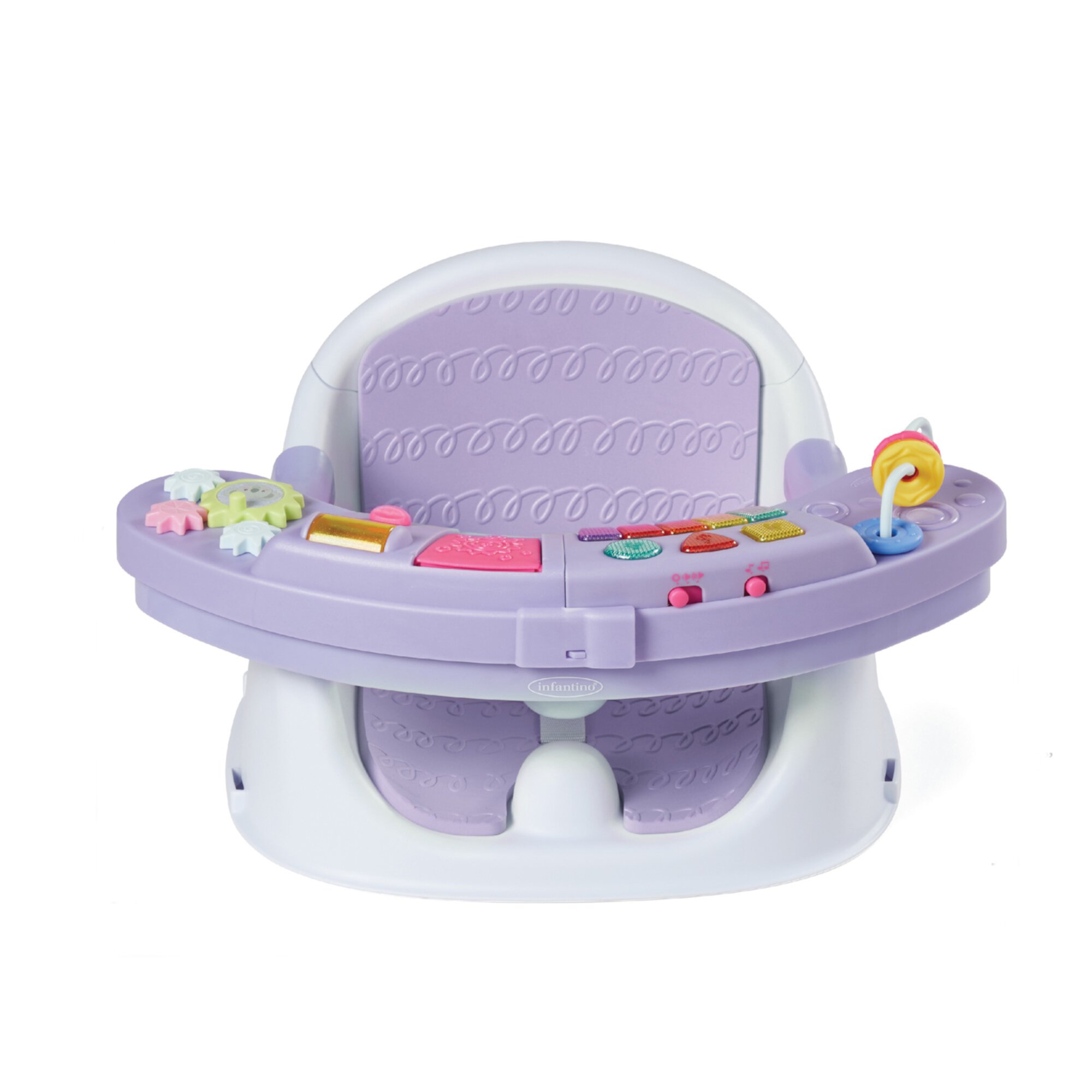 Infantino Music & Lights 3-in-1 Discovery Seat and Booster, 4-48 Months Unisex, Lavender Visit the Infantino Store