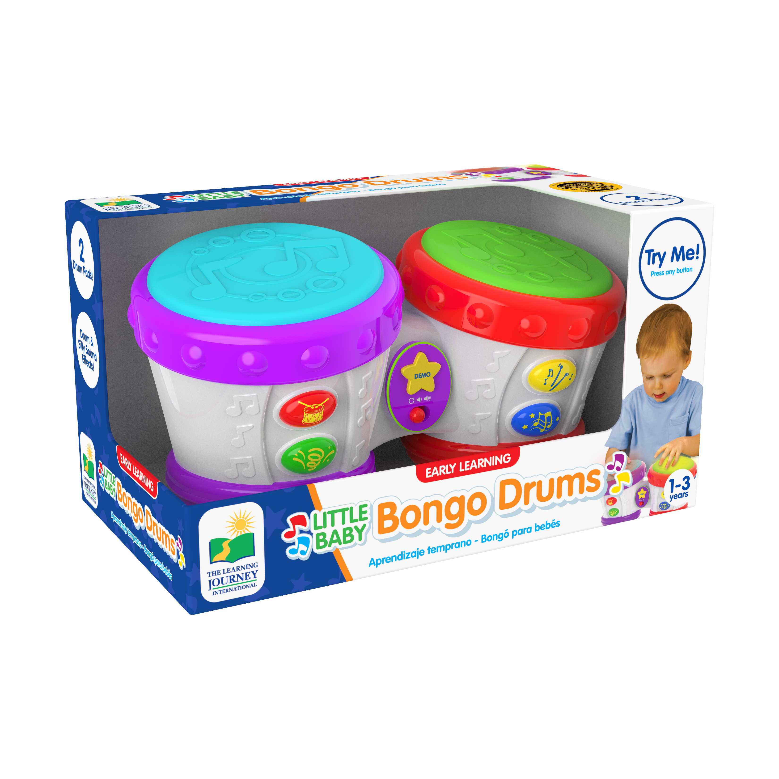 The Learning Journey Early Learning - Little Baby Bongo Drums The Learning Journey