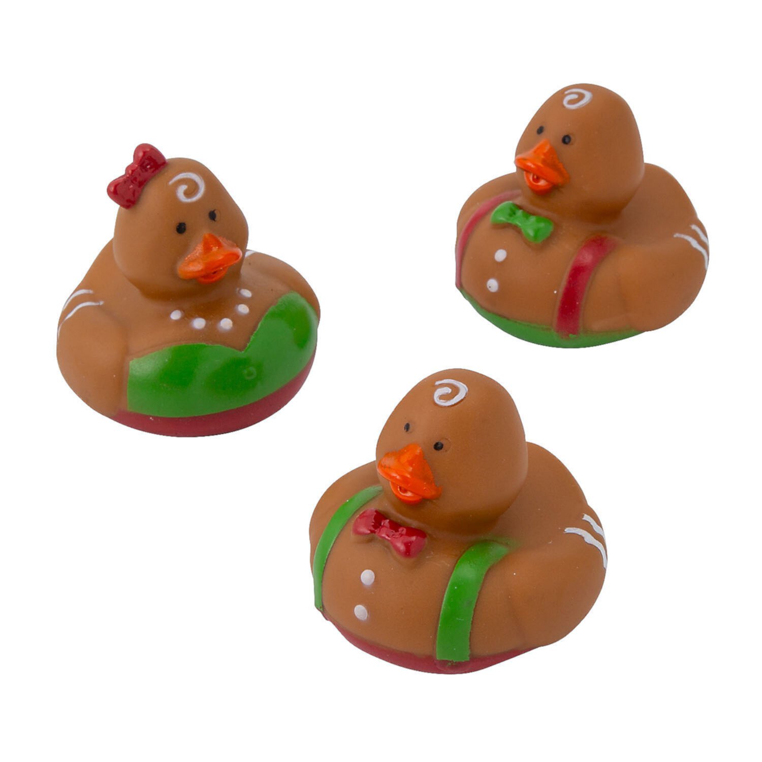 Gingerbread Rubber Duckies, Toys, Character Toys, Christmas, 12 Pieces Fun Express