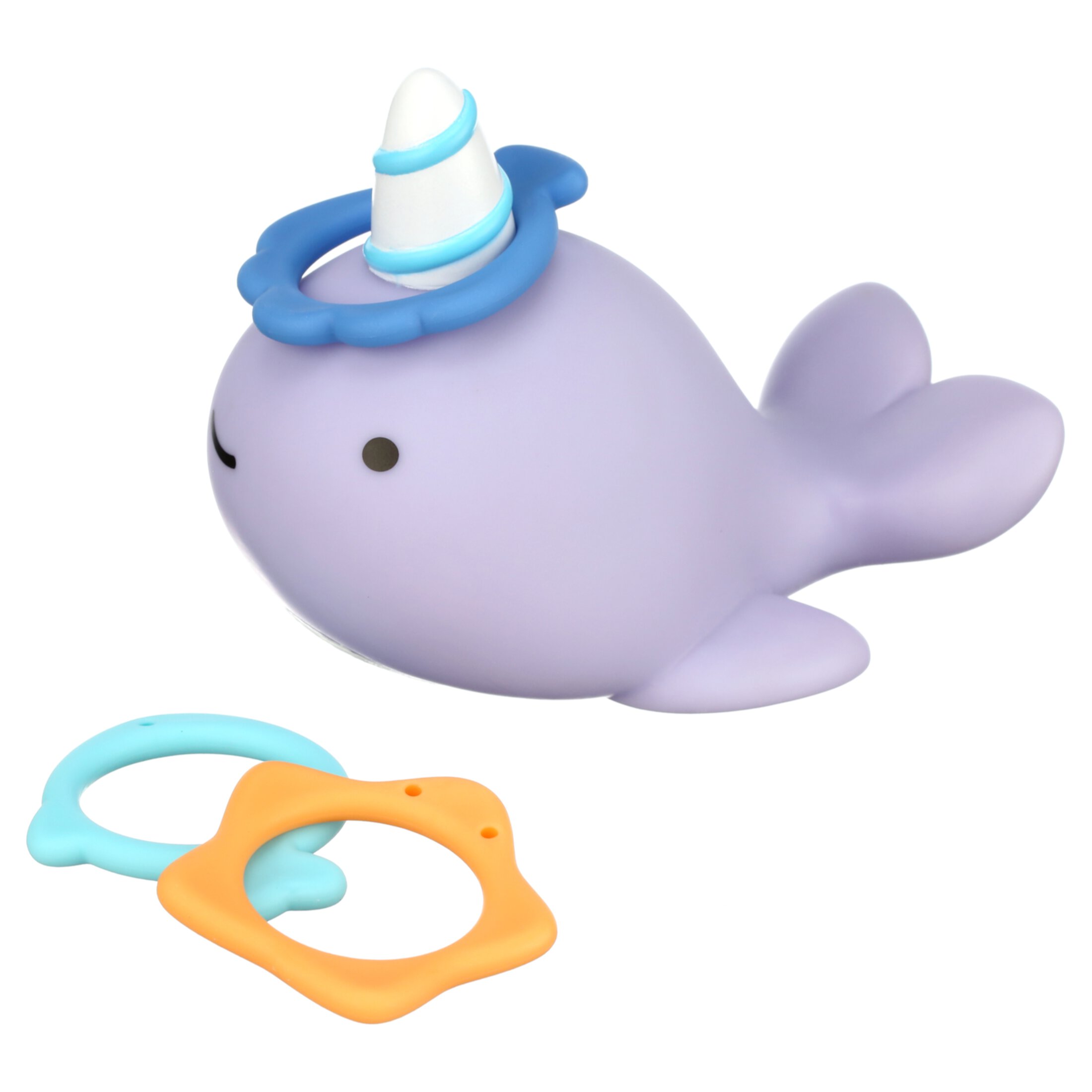 Skip Hop Baby Bath Toy, Zoo Narwhal Ring Toss Skip Hop