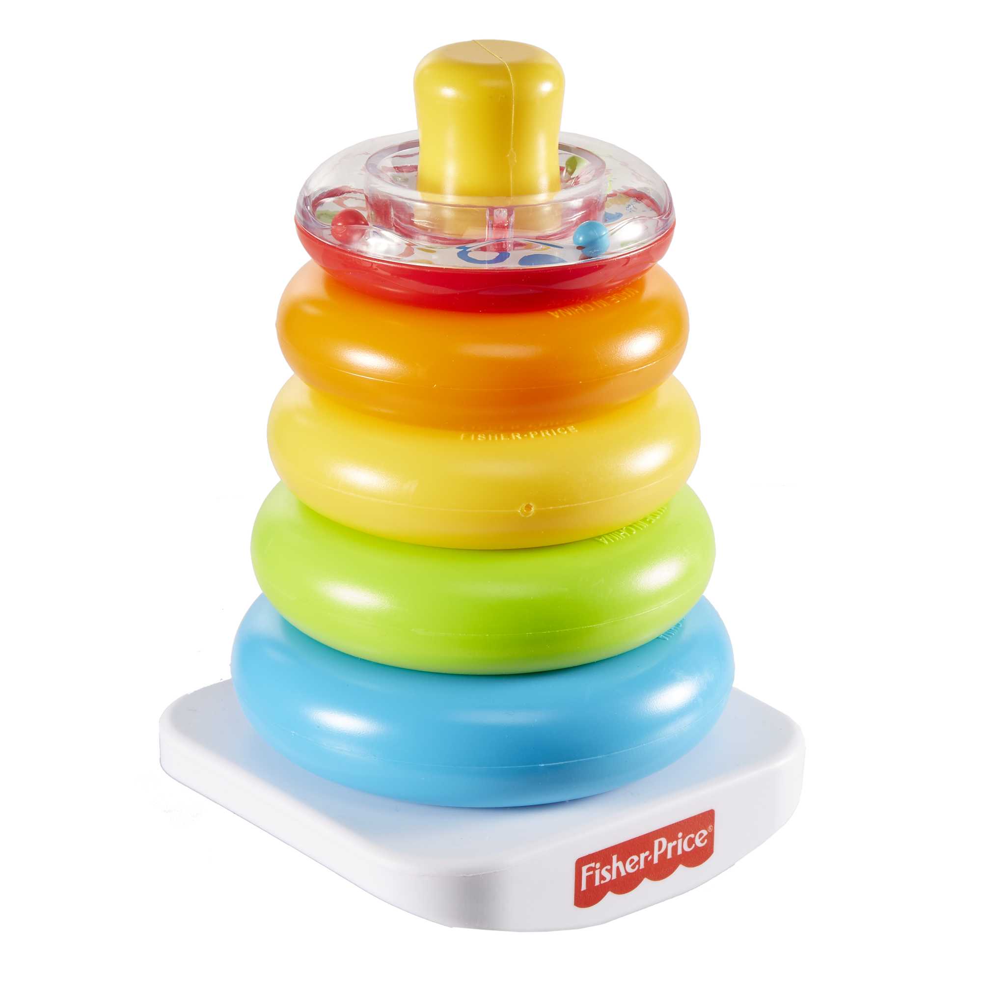 Fisher-Price Rock-a-Stack Ring Stacking Toy with Roly-Poly Base for Infants Visit the Fisher-Price Store