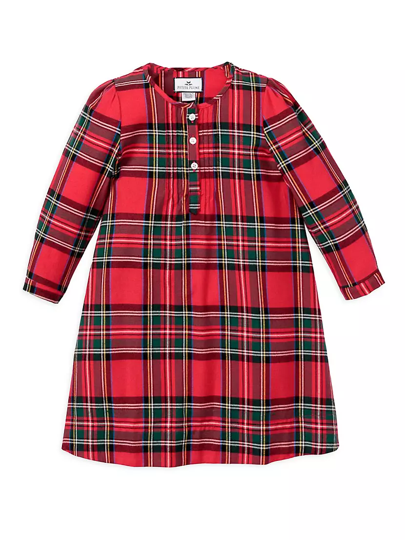 Детская Ночная Сорочка Petite Plume Imperial Tartan Beatrice Petite Plume