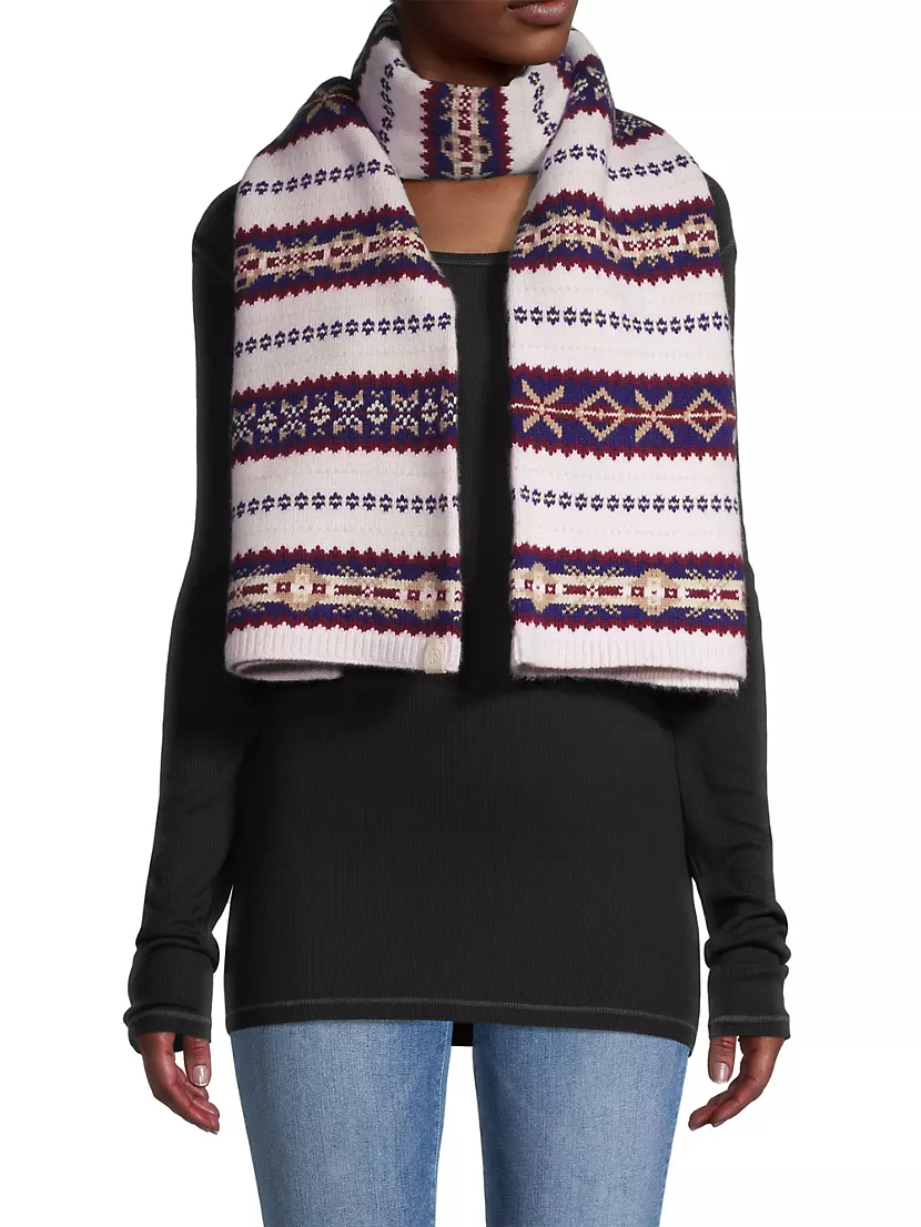 Длинный шарф Rag & Bone Fair Isle Rag & Bone