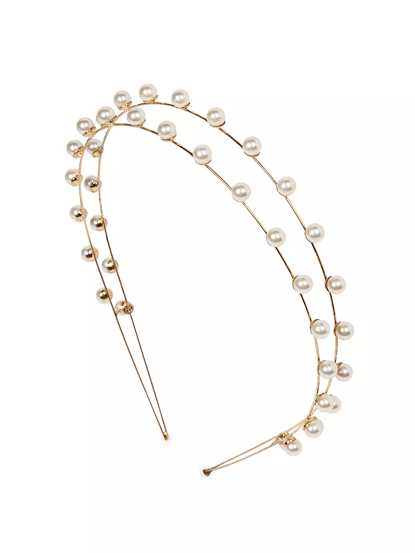 Ayla Faux-Pearl Headband Jennifer Behr