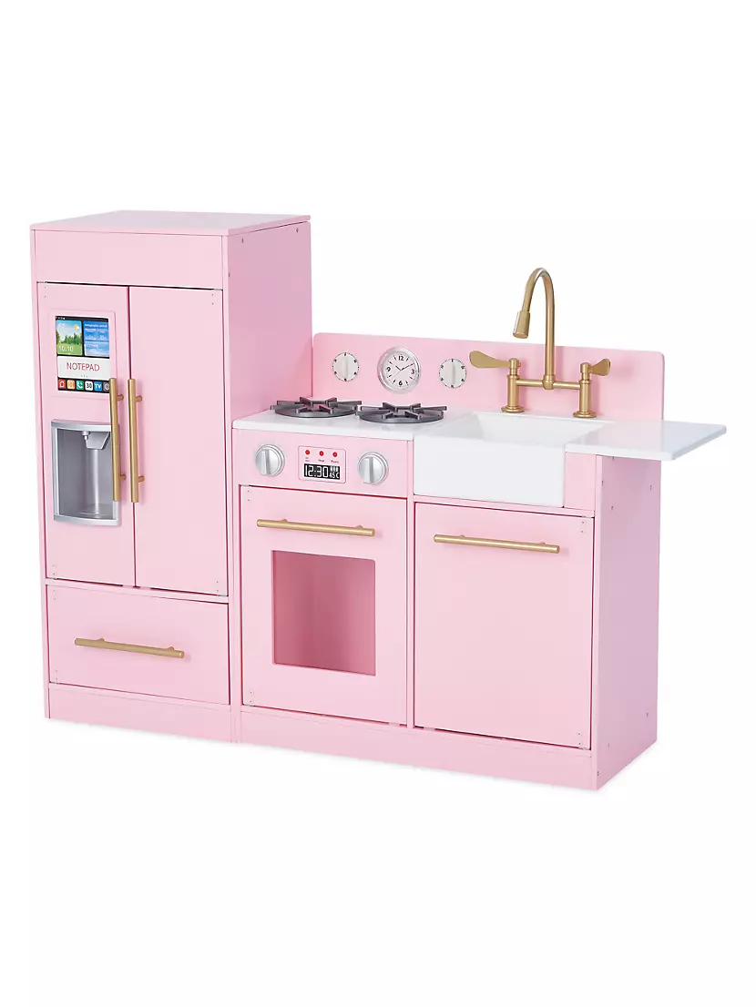 Игровая кухня для детей Little Chef Charlotte, 42 дюйма, из MDF, для детей от 3 лет Teamson