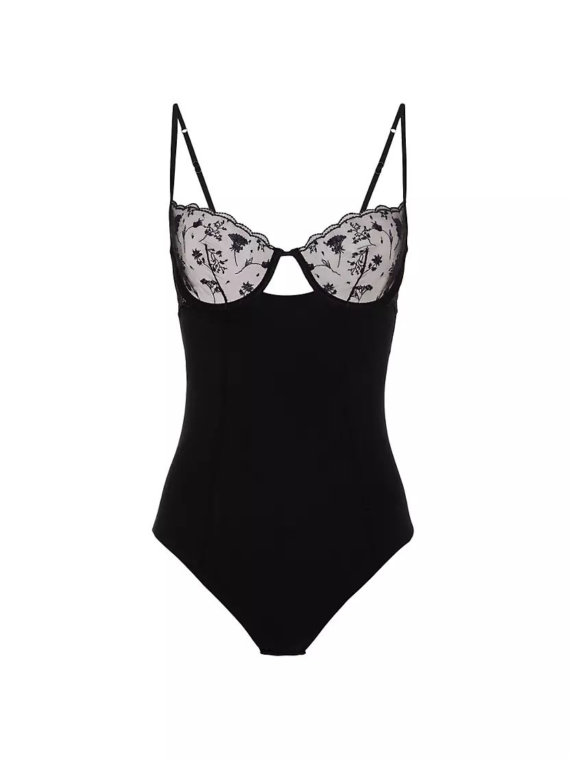 Женское Боди La Perla Midnight Botanica La Perla