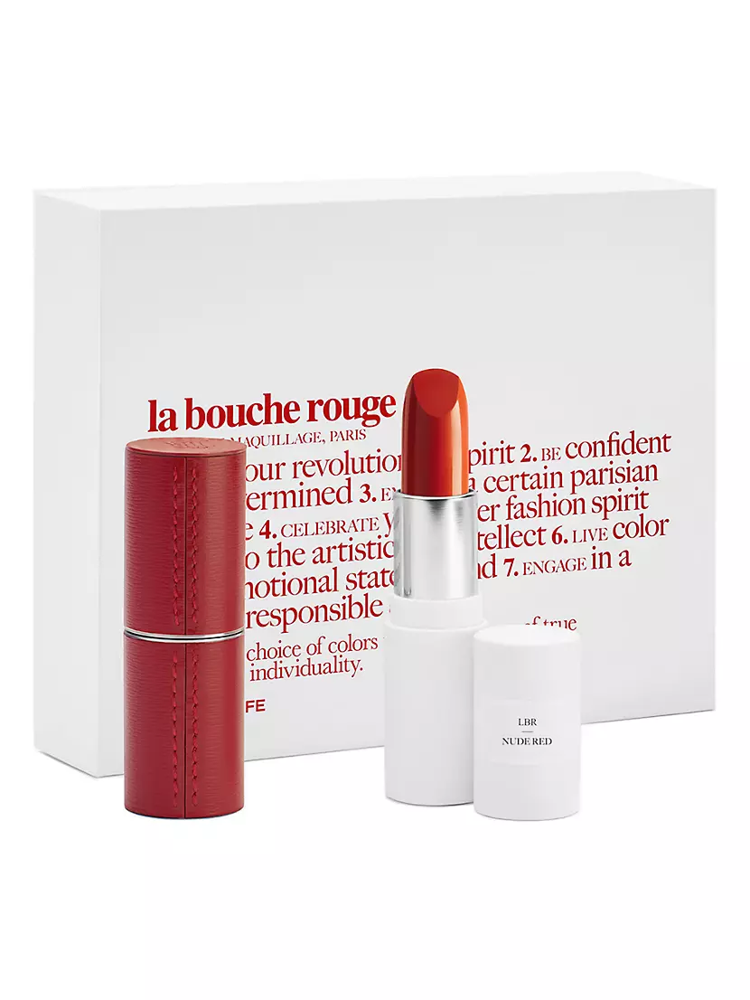 The Nude Red 2-Piece Lipstick &amp; Case Set La Bouche Rouge