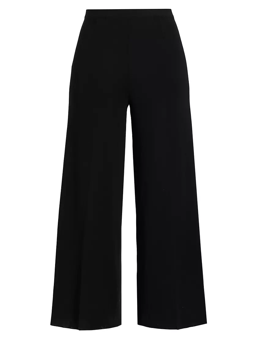 Wide-Leg Knit Pants Ming Wang