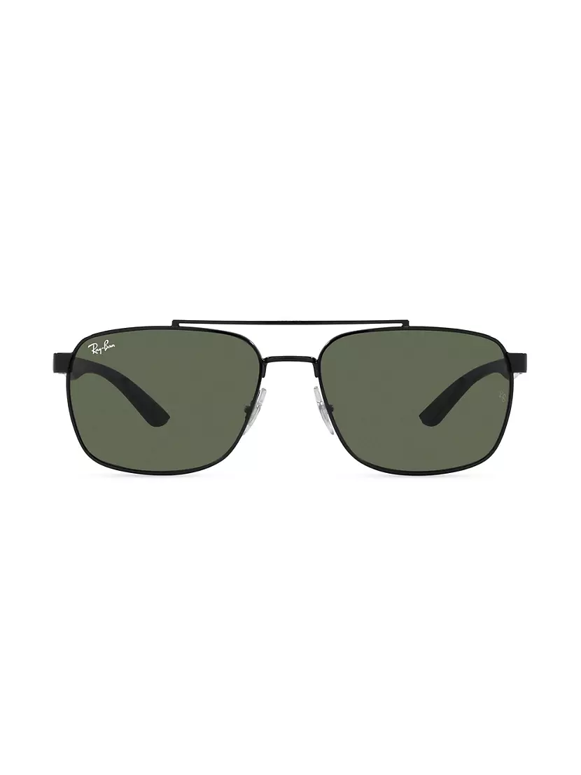 RB3701 59MM Rectangle Sunglasses Ray-Ban