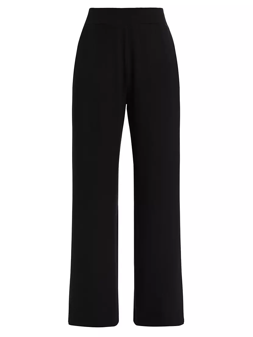 Lauren Knit Wide-Leg Pants Leset