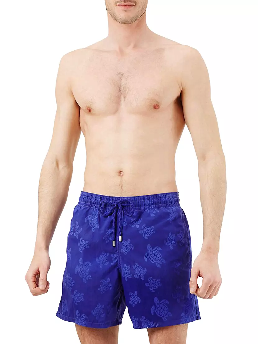 Aquareactive Printed Swim Shorts Vilebrequin