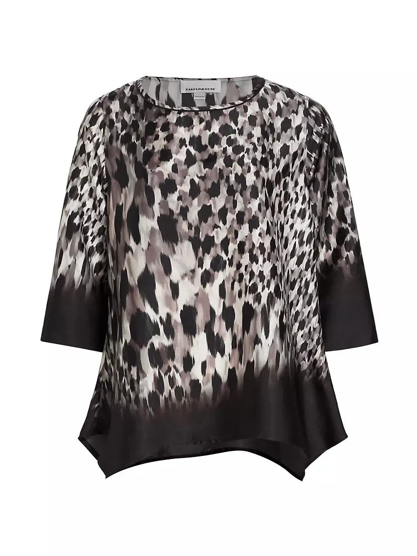 Женская Блузка Caroline Rose Running Wild Print Party Top Caroline Rose