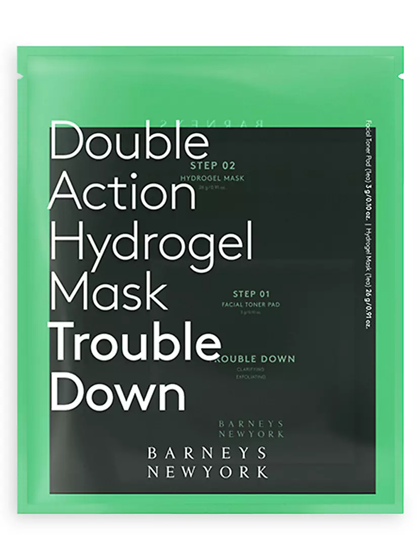 Гидрогелевая маска для чувствительной кожи Trouble Down Bundle, с экстрактом центеллы Barneys New York Beauty