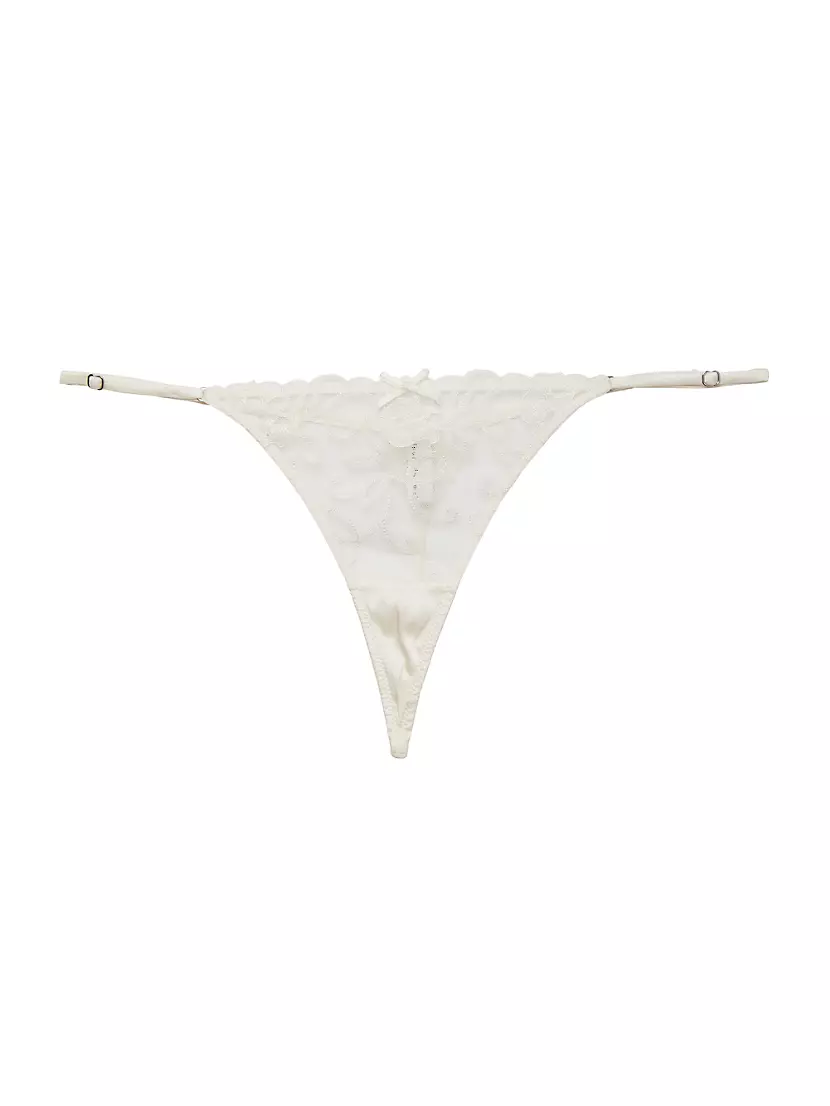 Женские Трусы fleur du mal Bella V-String Fleur du mal