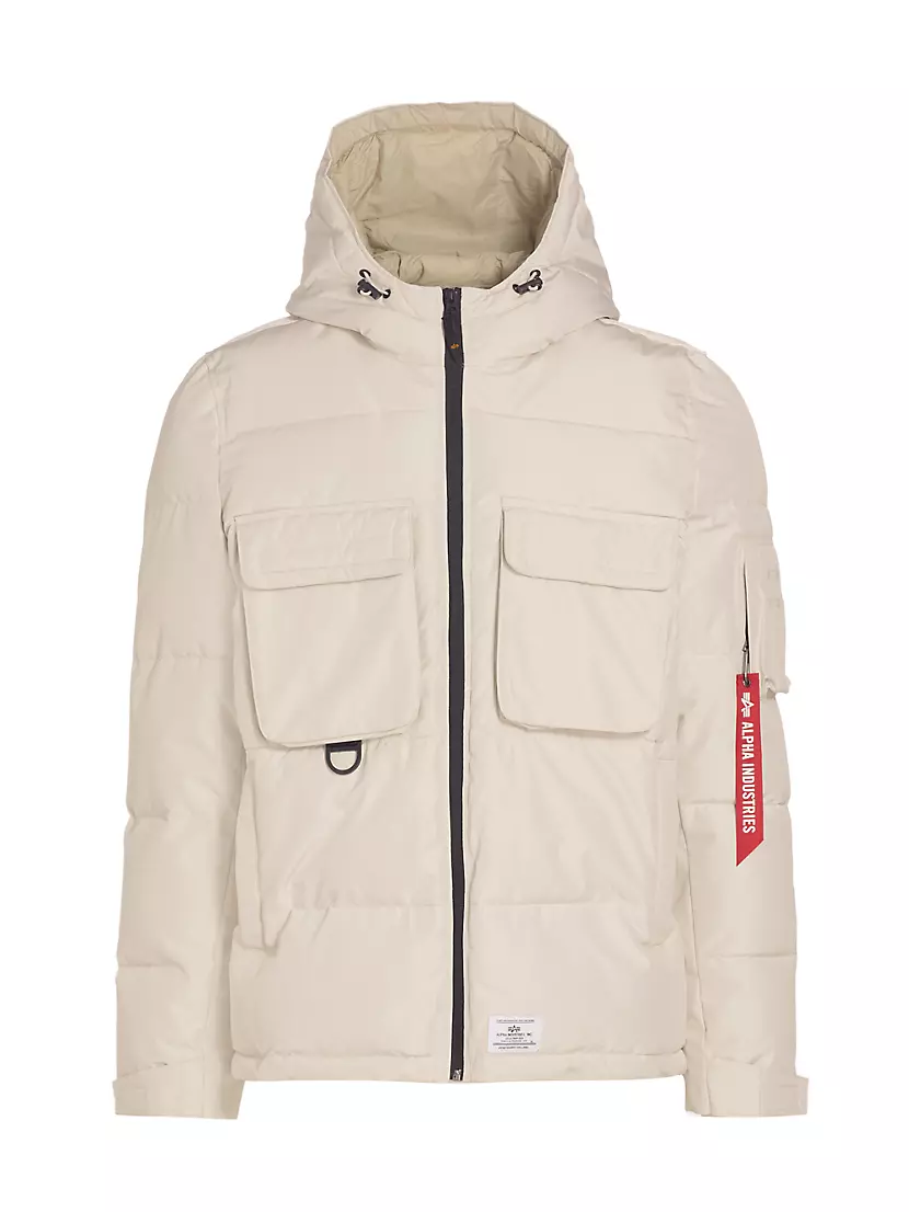 Мужской Пуховик Alpha Industries Hooded Puffer Jacket Alpha Industries