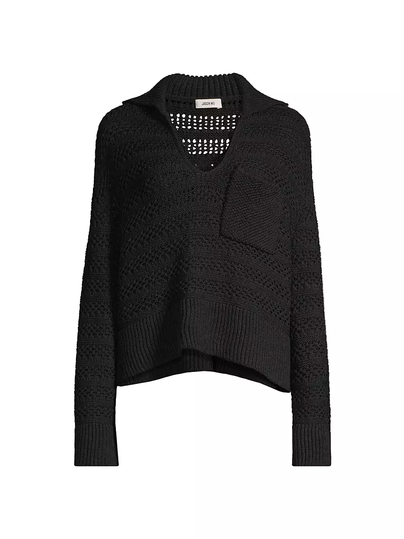 Женский Свитер Jason Wu Collared Breathable Knit Jason Wu