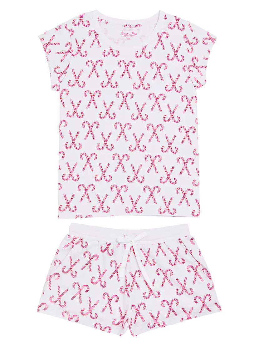 Women's Candy Cane Short Set SANT AND ABEL