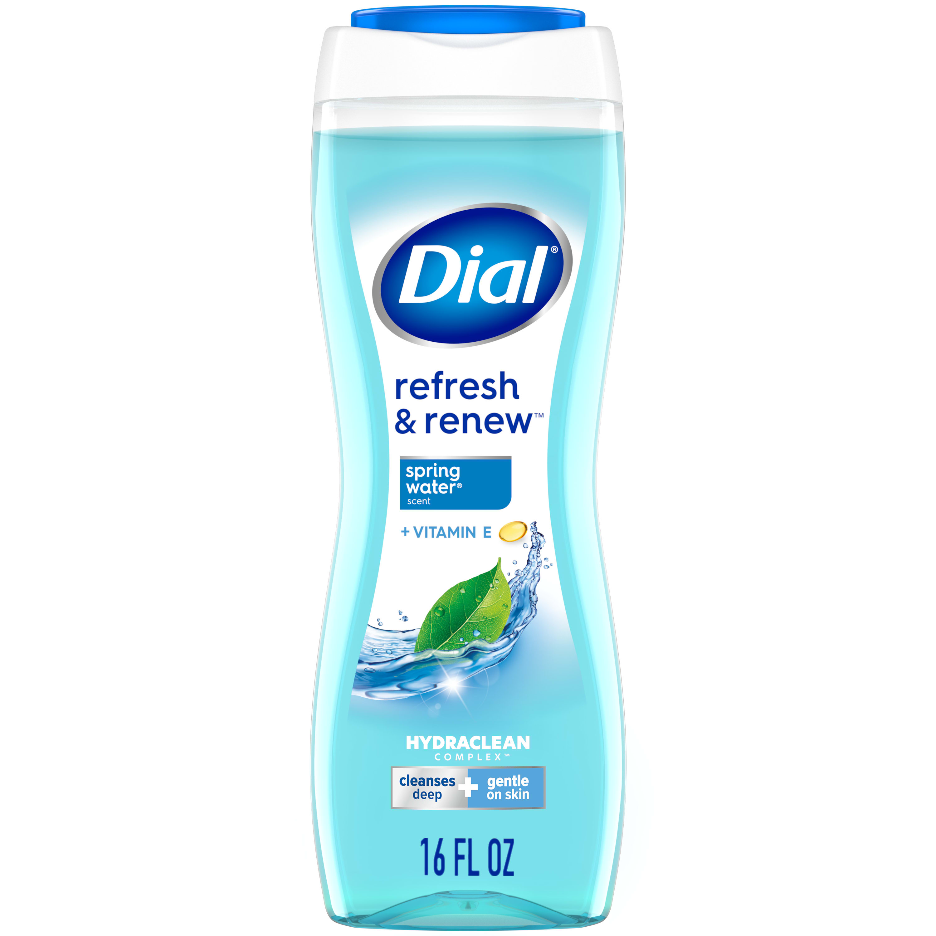 Dial Body Wash, Refresh & Renew Spring Water, 16 fl oz Dial