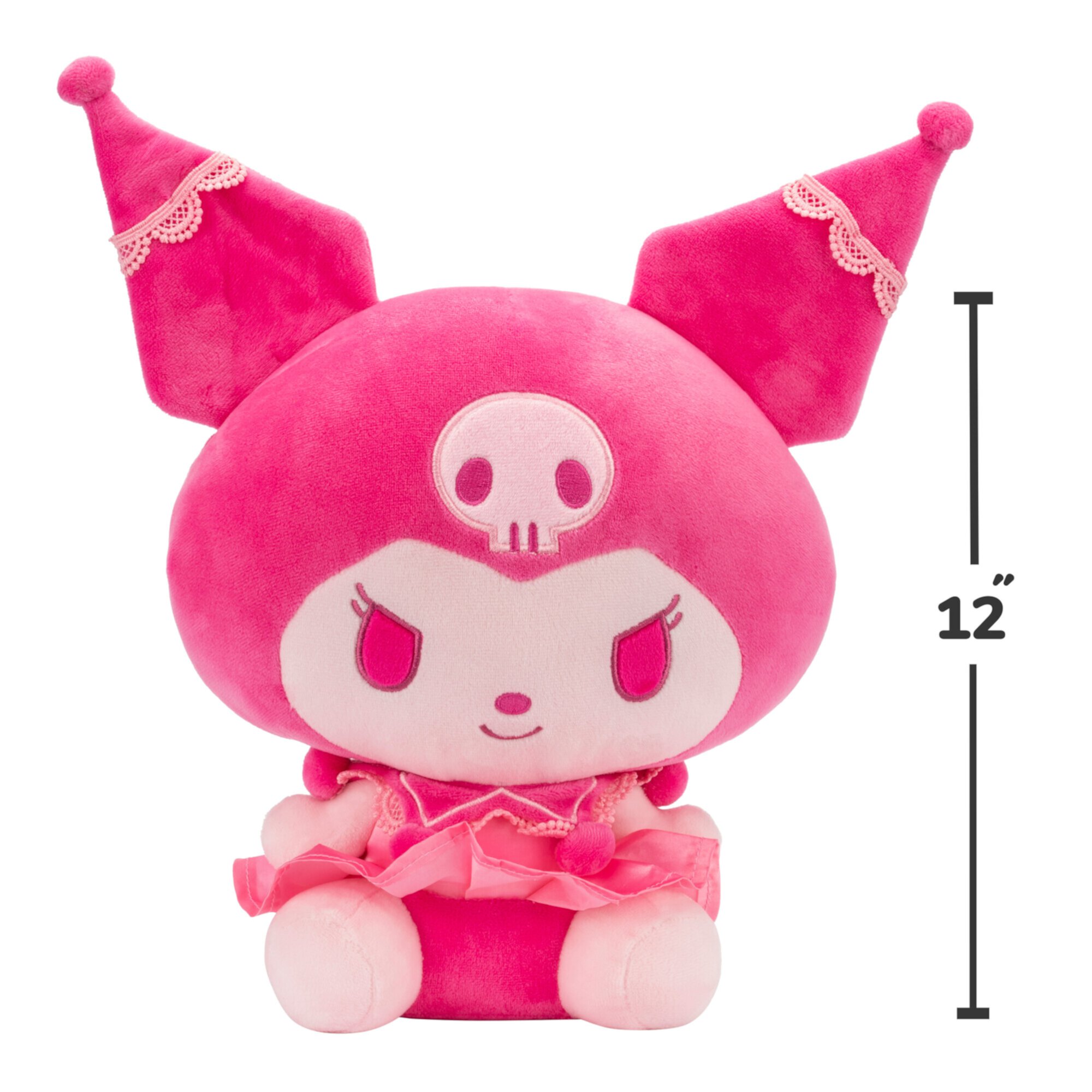 Sanrio Kuromi 12 inch Pink Monochrome Plush - Hello Kitty and Friends Sanrio