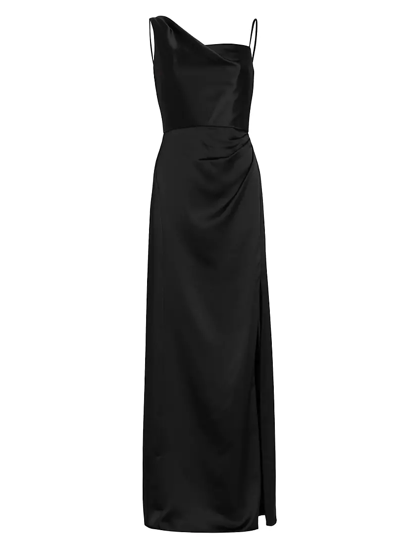 Женское Вечернее платье AMSALE Draped Satin AMSALE