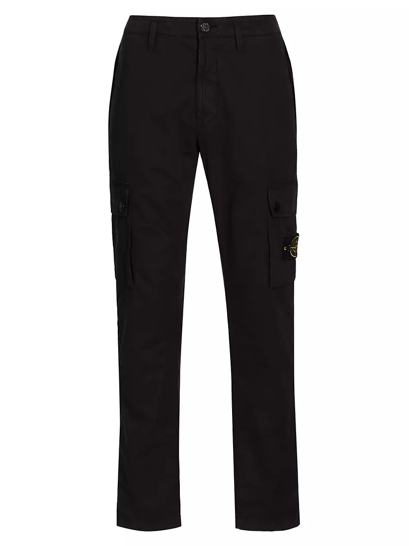 Slim-Fit Cotton Cargo Pants Stone Island