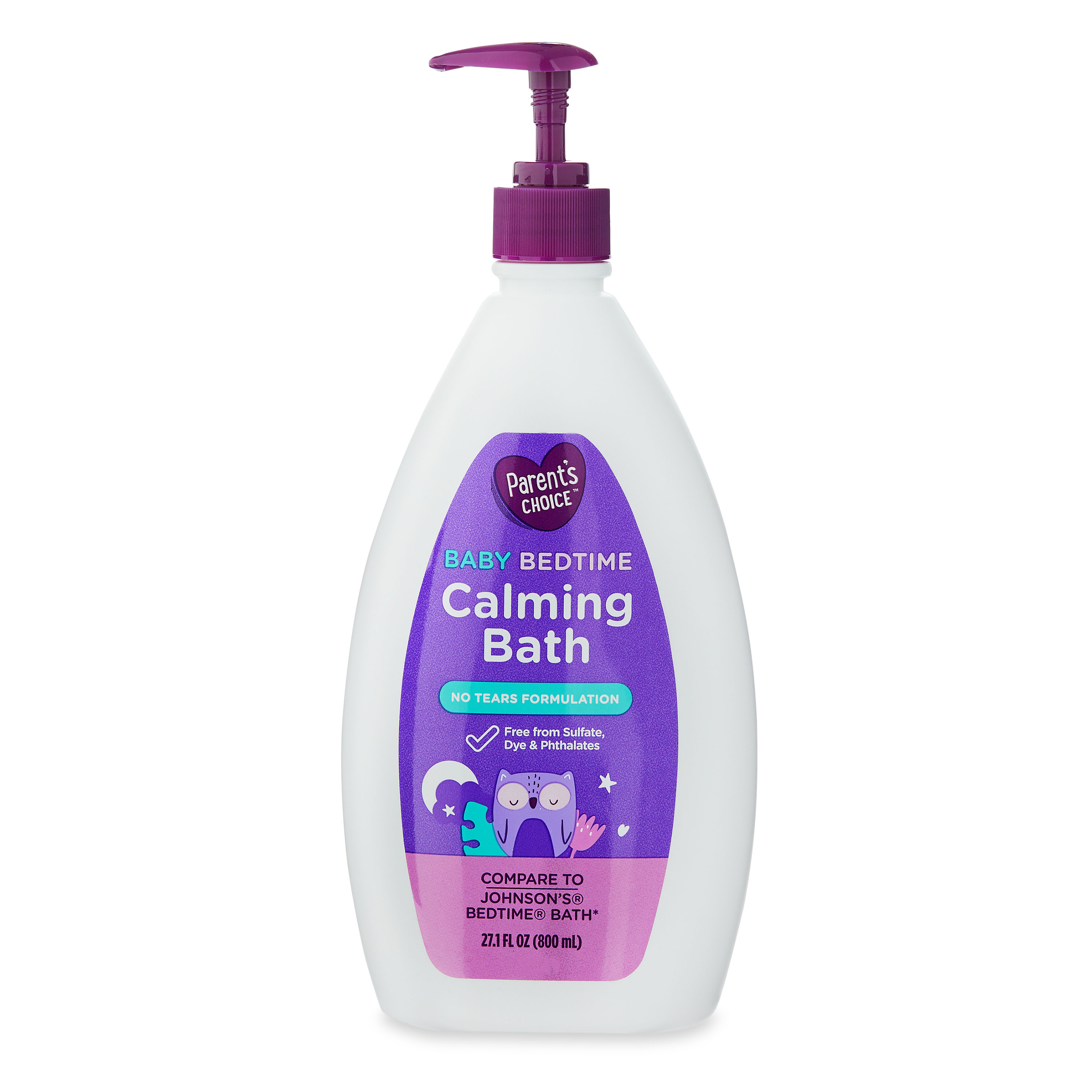 Parent's Choice Baby Bedtime Calming Bath, 27.1 oz Parent's Choice