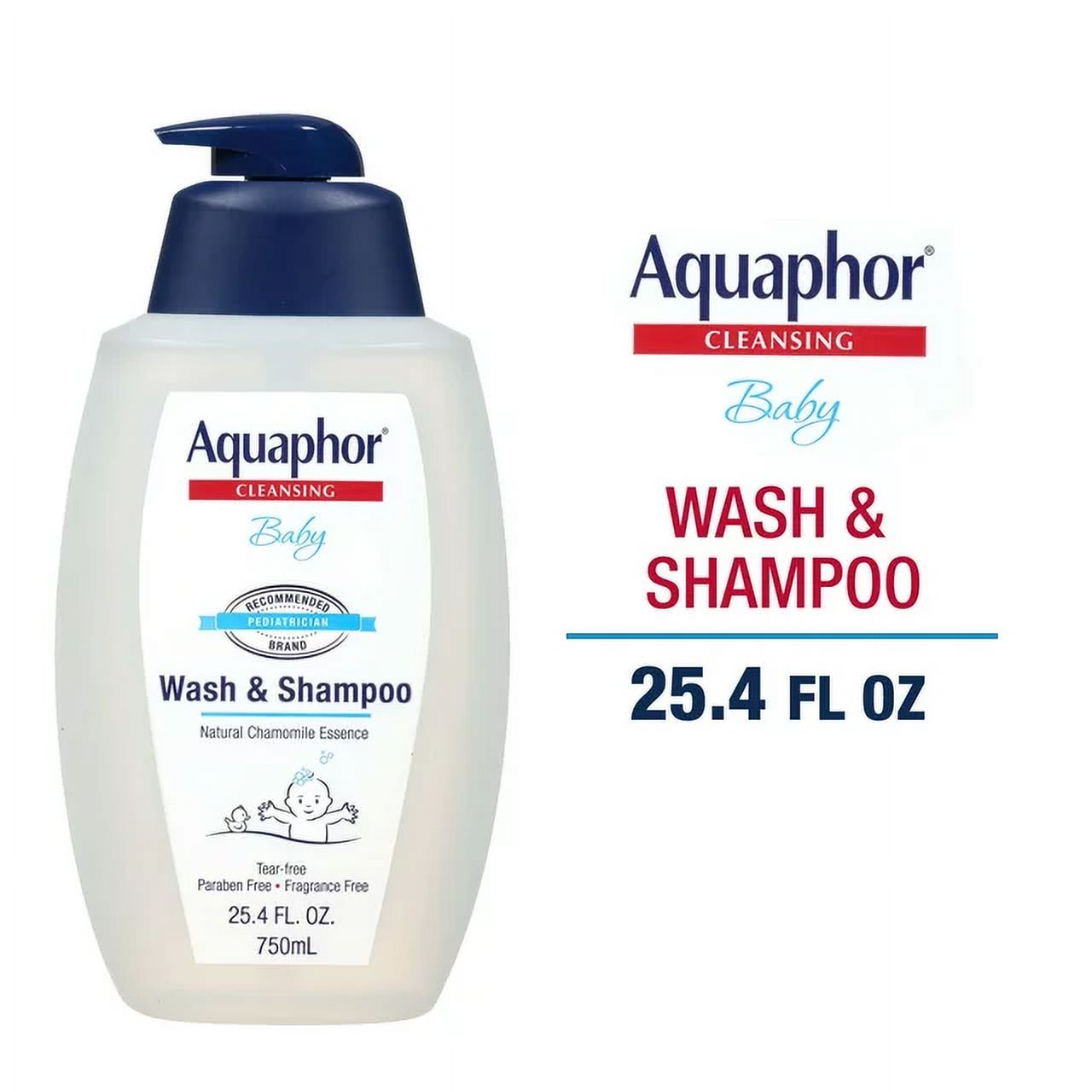 Aquaphor Baby Wash and Shampoo, 25.4 fl oz Value Size Visit the Aquaphor Store