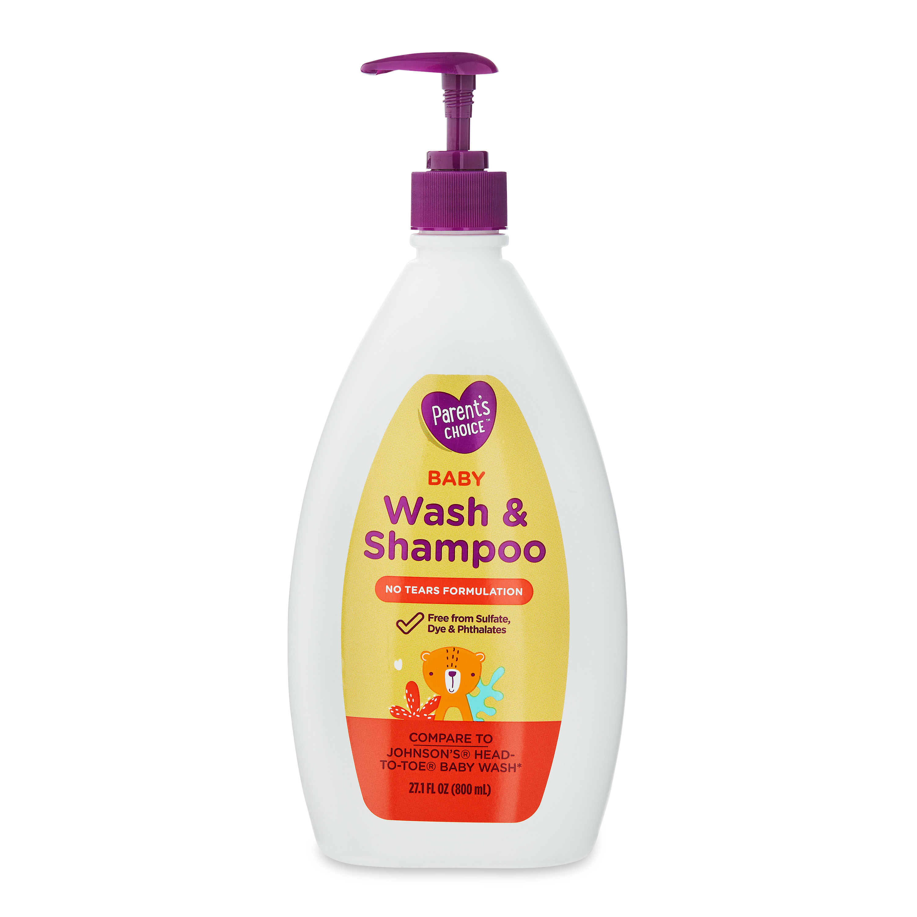 Parent's Choice Baby Wash & Shampoo, 27.1 oz Parent's Choice