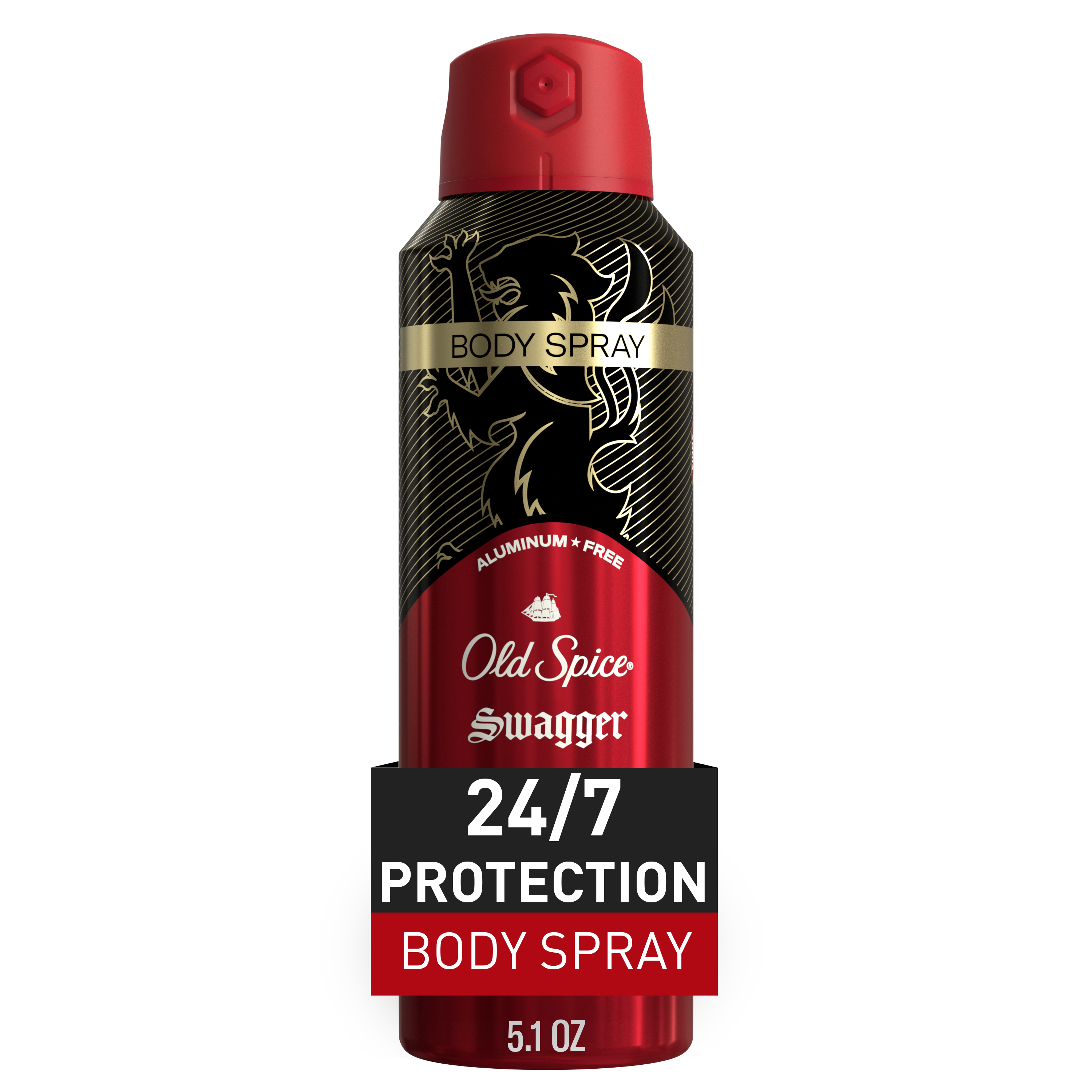 Old Spice Aluminum Free Body Spray for Men, Swagger, 5.1 oz Old Spice