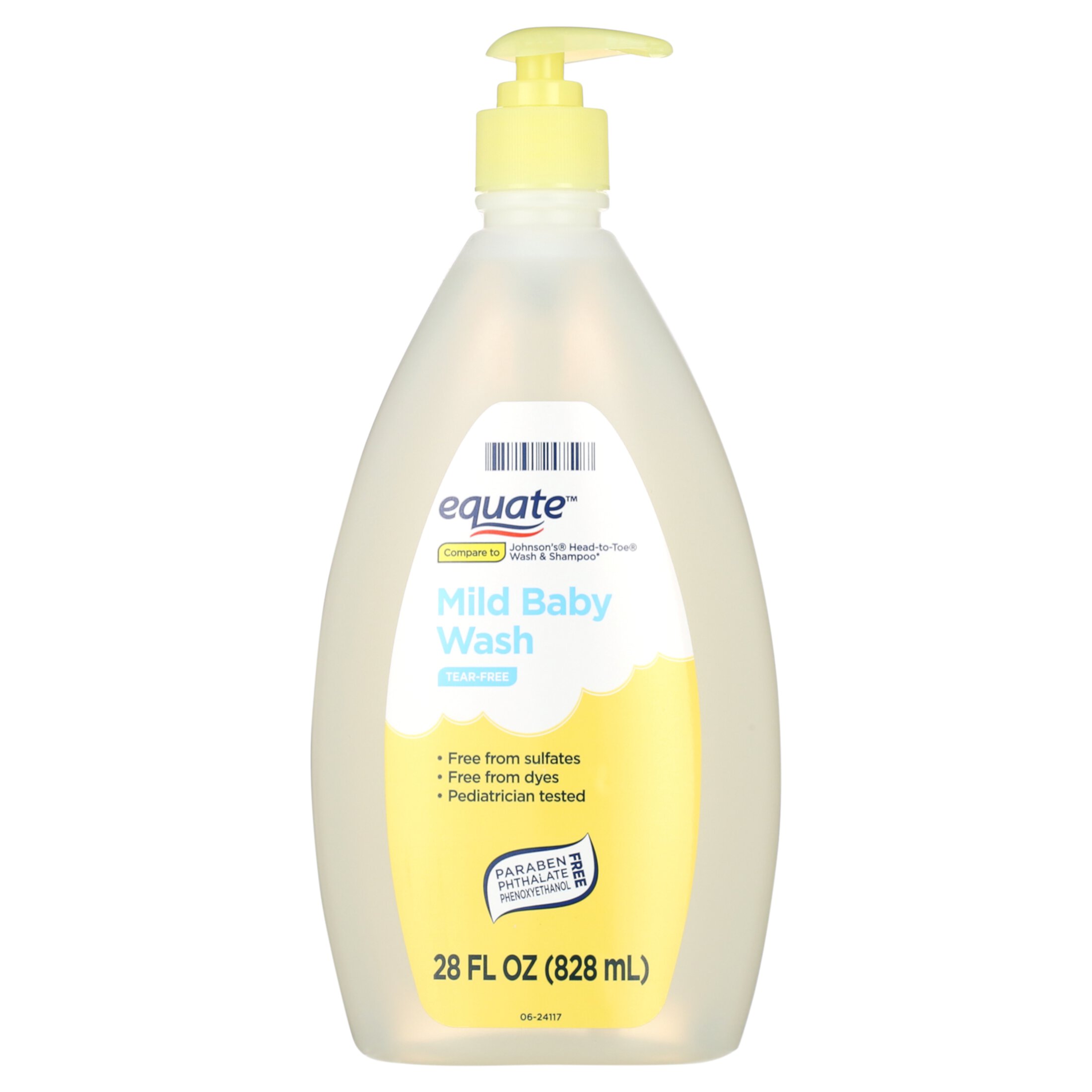 Equate Baby Tear-Free Mild Baby Wash, 28 fl oz Equate