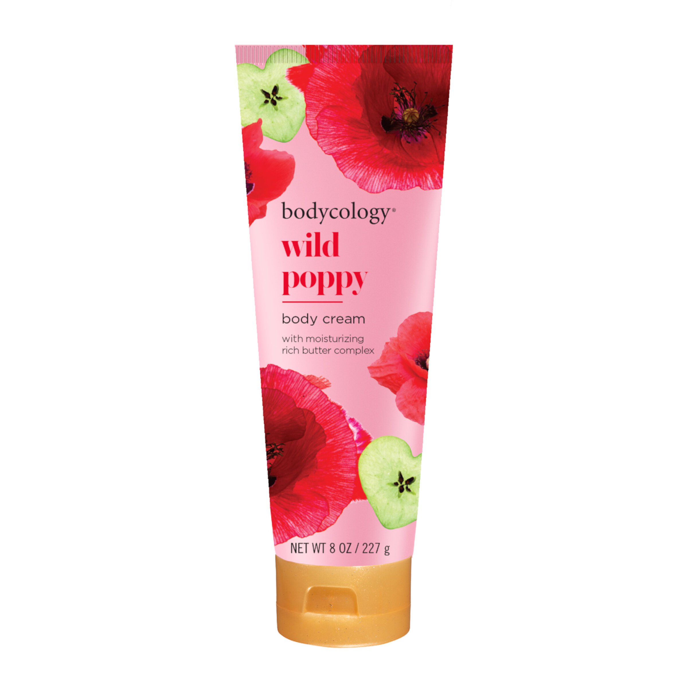 Bodycology Shea Butter Body Cream, Wild Poppy, 8 oz. Bodycology