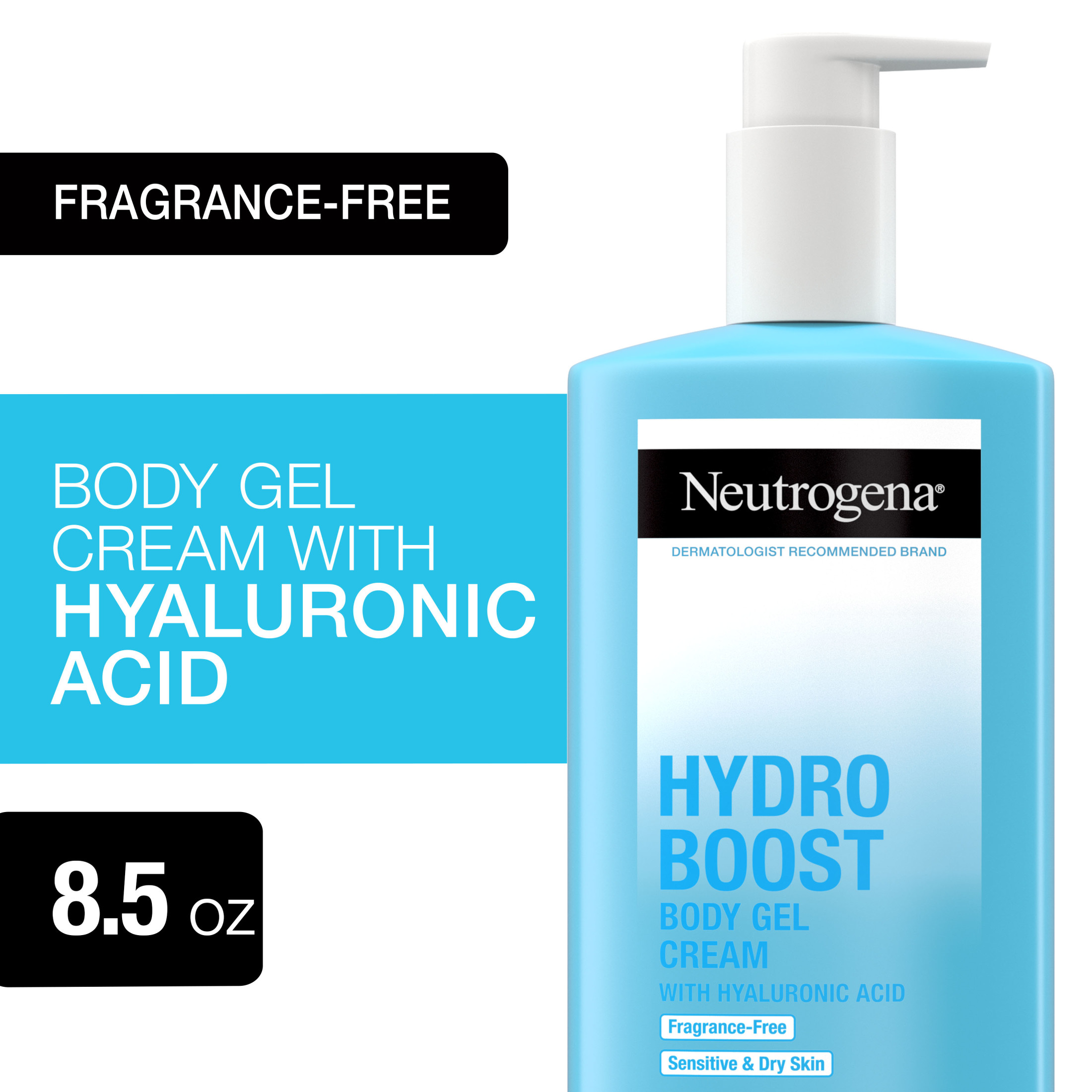 Neutrogena Hydro Boost Fragrance-Free Body Gel Cream, 8.5 oz Neutrogena