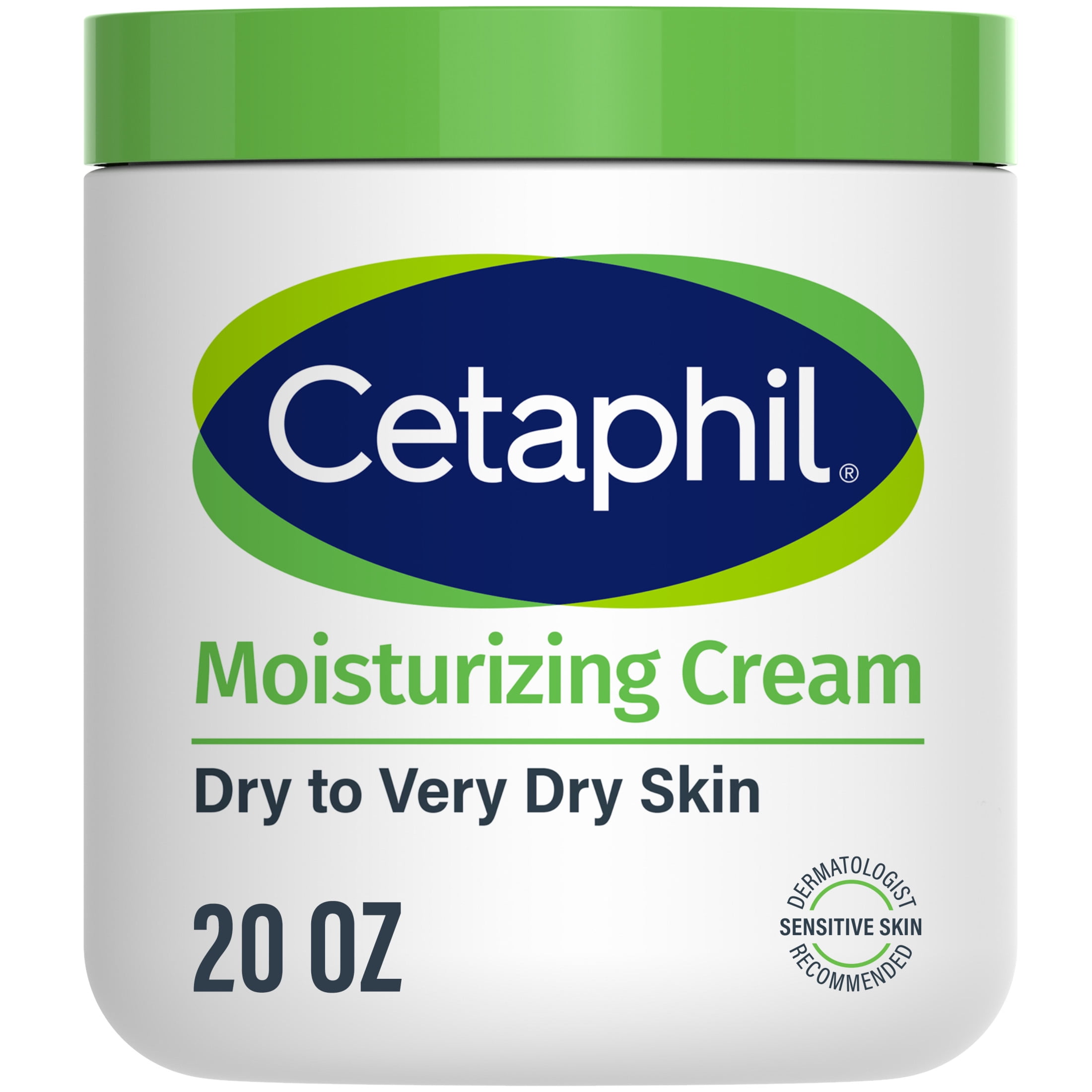 Cetaphil Moisturizing Cream for Dry to Very Dry Skin, Unscented, 20 fl oz Cetaphil