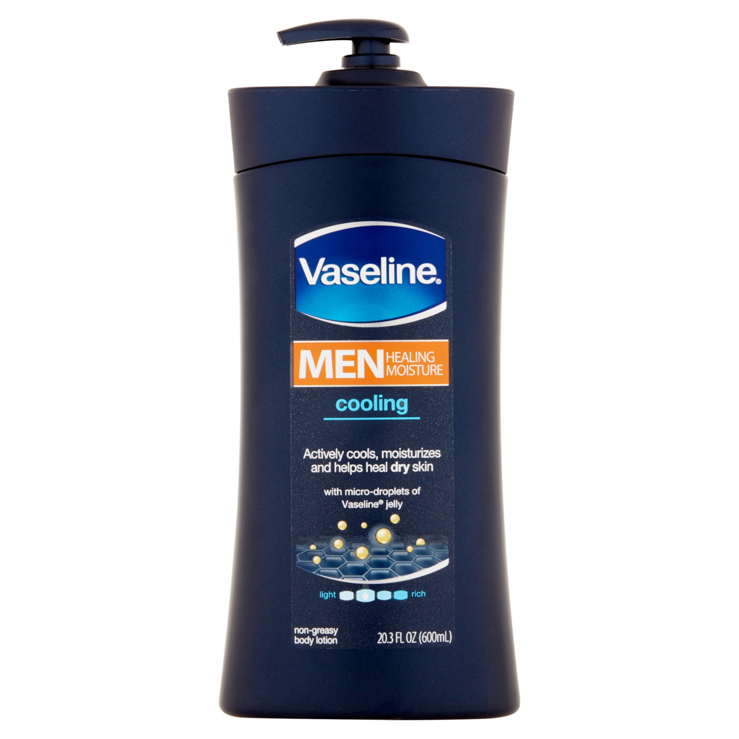 Vaseline Men Cooling Healing Moisture Body Lotion 20.3 oz Vaseline