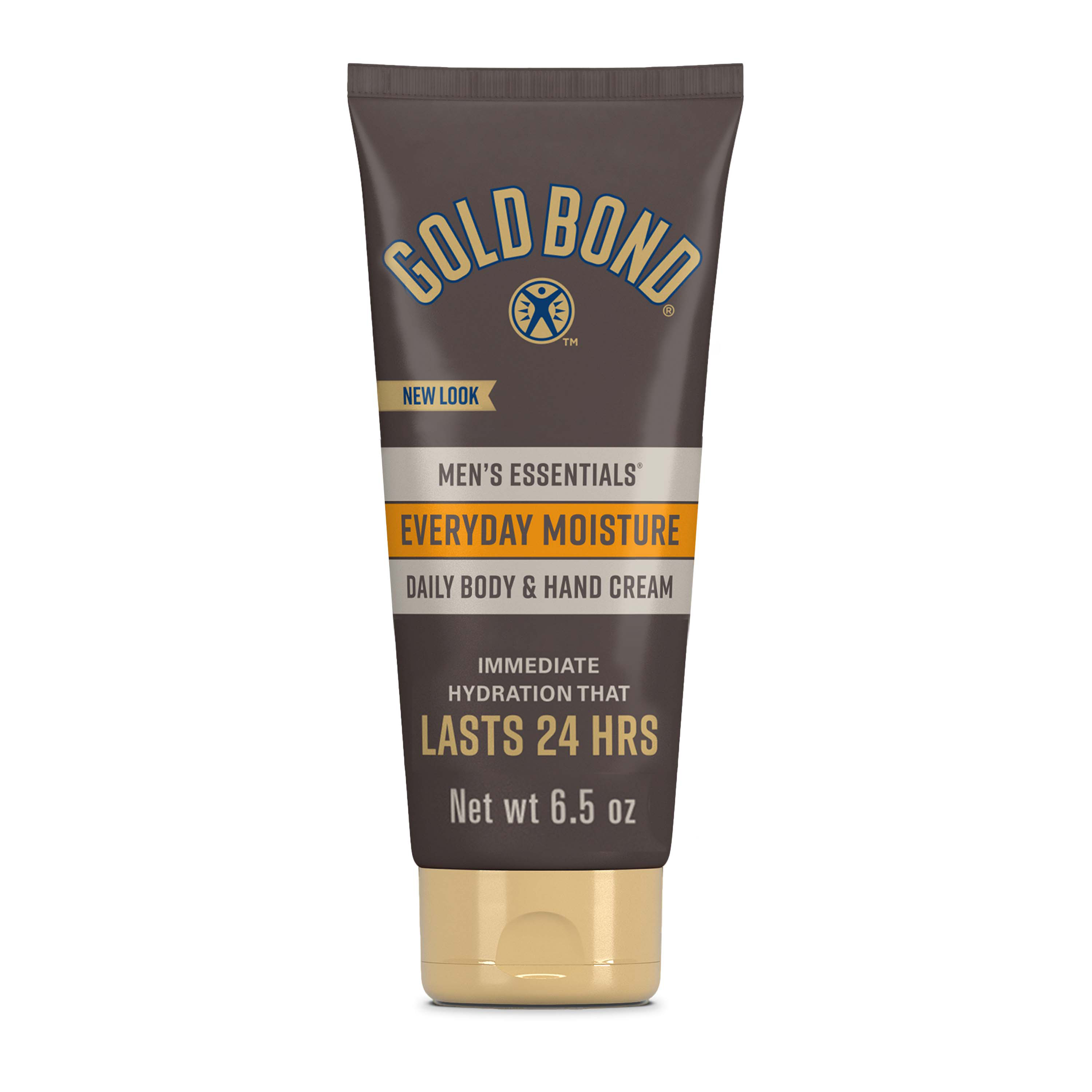 Gold Bond Men's Essentials Everyday Hand and Body Lotion & Cream for Dry Skin 6.5oz Gold Bond