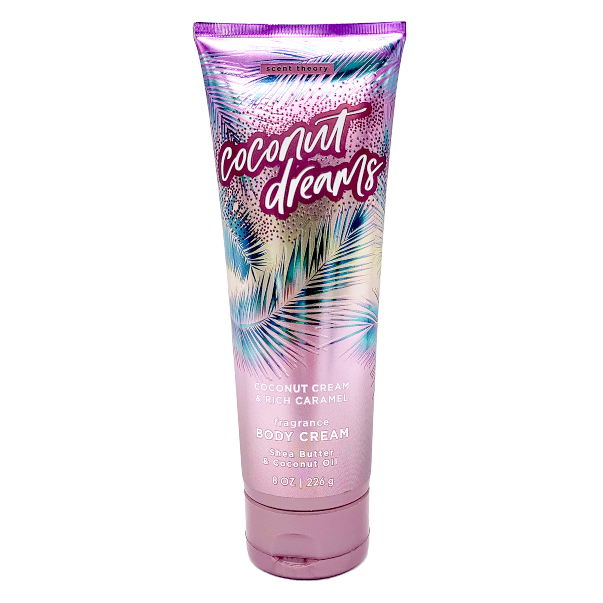 Scent Theory Hand and Body Cream with Shea Butter, Coconut Dreams, 8 oz, for all skin types Scent Theory