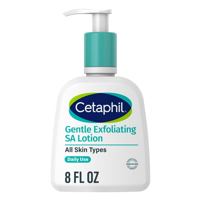 CETAPHIL Gentle Exfoliating SA Lotion, Lightweight Moisturizer with Salicylic Acid, 8 fl oz Cetaphil