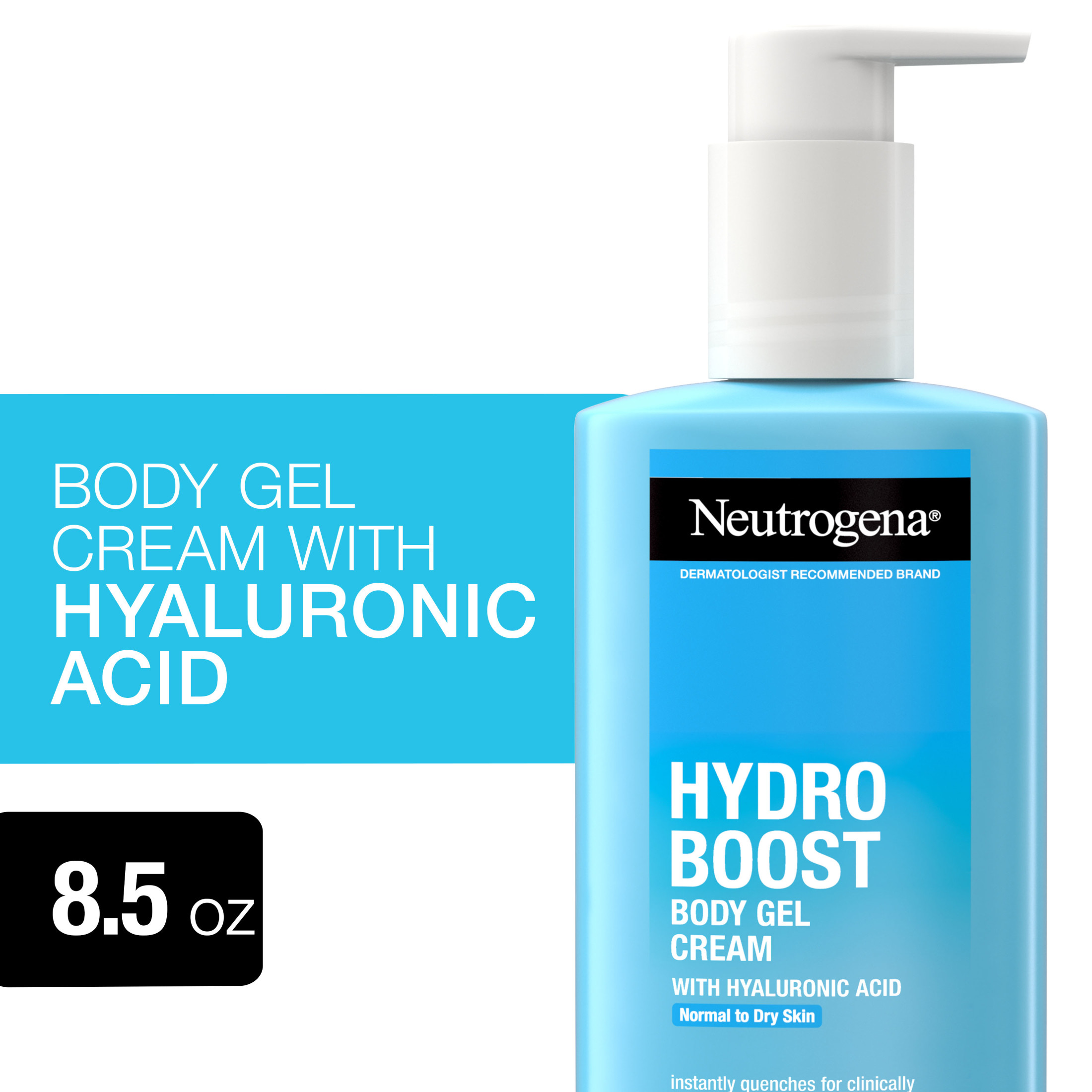 Neutrogena Hydro Boost Body Gel Cream with Hyaluronic Acid, 8.5 oz Neutrogena