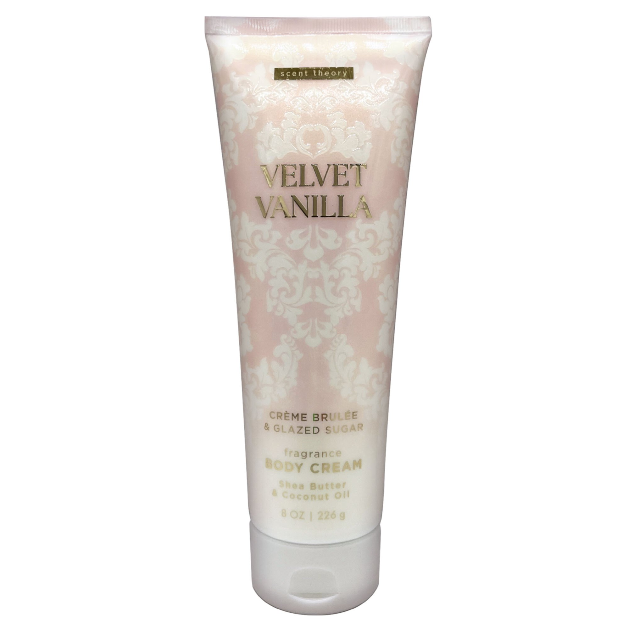 Scent Theory Hand and Body Cream with Shea Butter, Velvet Vanilla, 8 oz Scent Theory